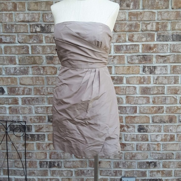 Exclusive  J.CREW  strapless mini dress sz 2 - Picture 1 of 7